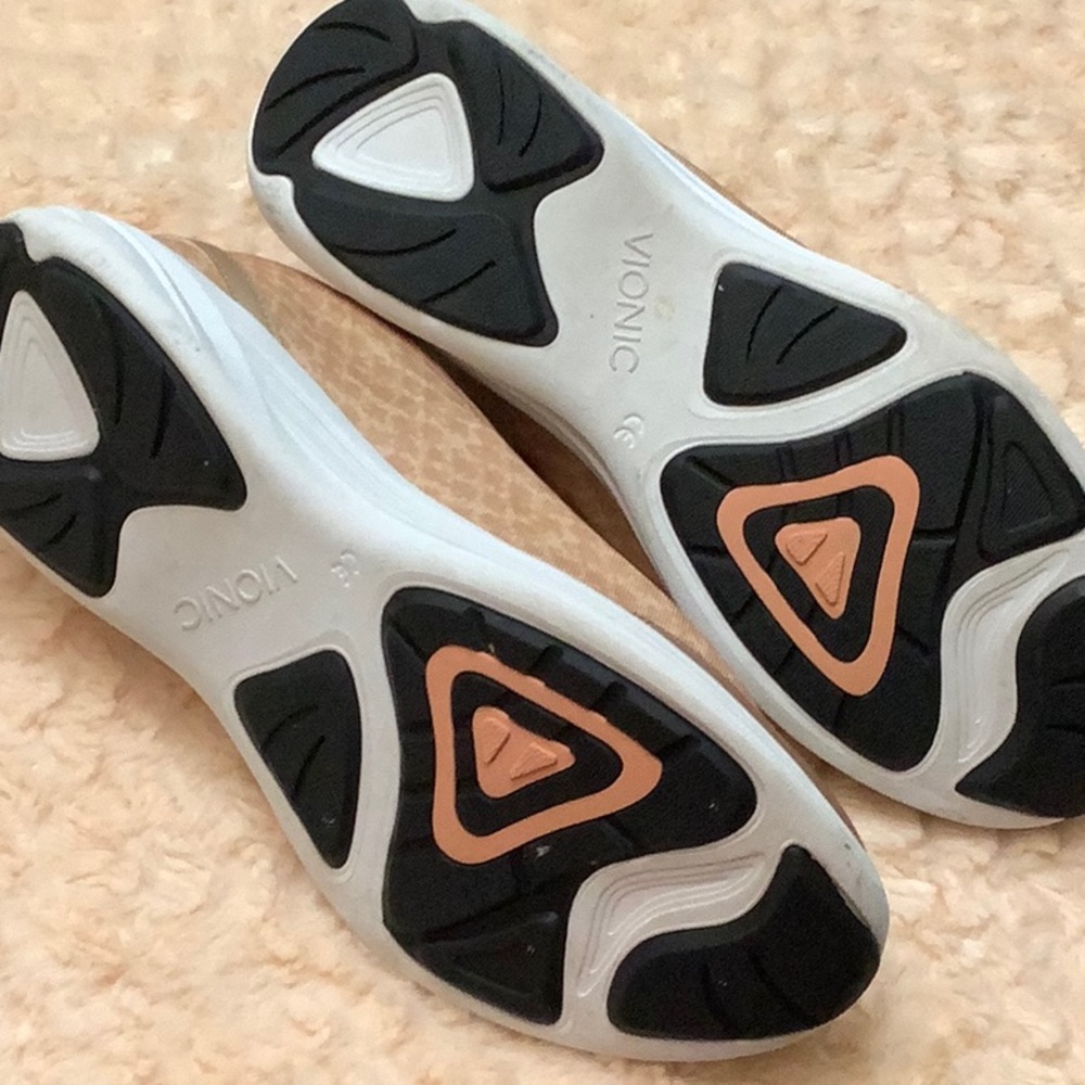 Vionic Running Sneakers Brown Python Orthotic Ins… - image 2